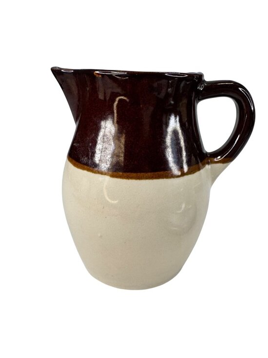Roseville RRP Co USA Other - Roseville RRP Co USA Ceramic Pitcher Stoneware Brown Glaze 6" Tall Rustic